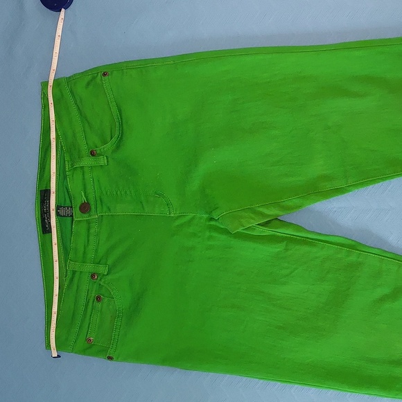 LRL Lauren Jeans Co. Ralph Lauren Green Pants Size 6 - Picture 2 of 8